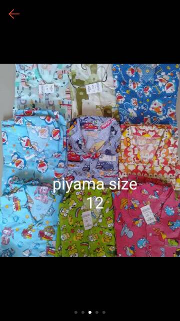 Piyama anak size 8,10,12 ( 6-12 tahun ) bisa pilih motif