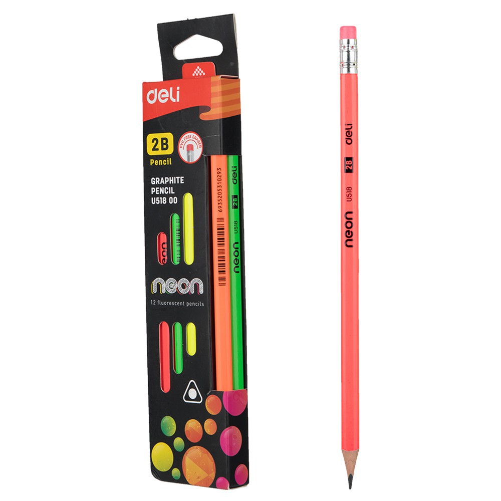 

Pensil 2B DELI Graphite Pencil - EU51800