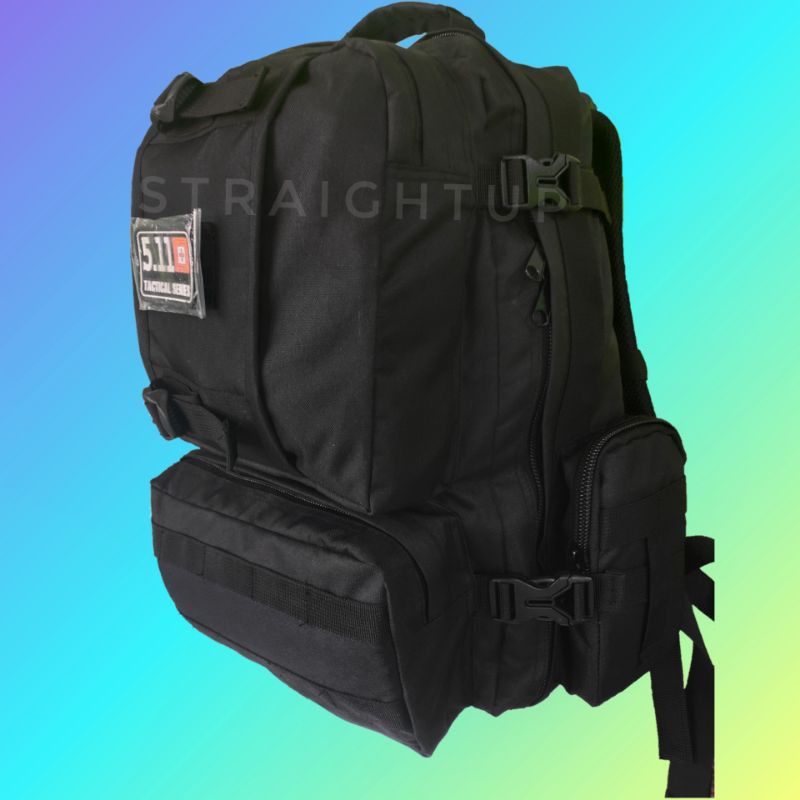 Tas Ransel Tactical Army  Gultor 3P - Tas Punggung Backpak Outdoor 50L / hitam