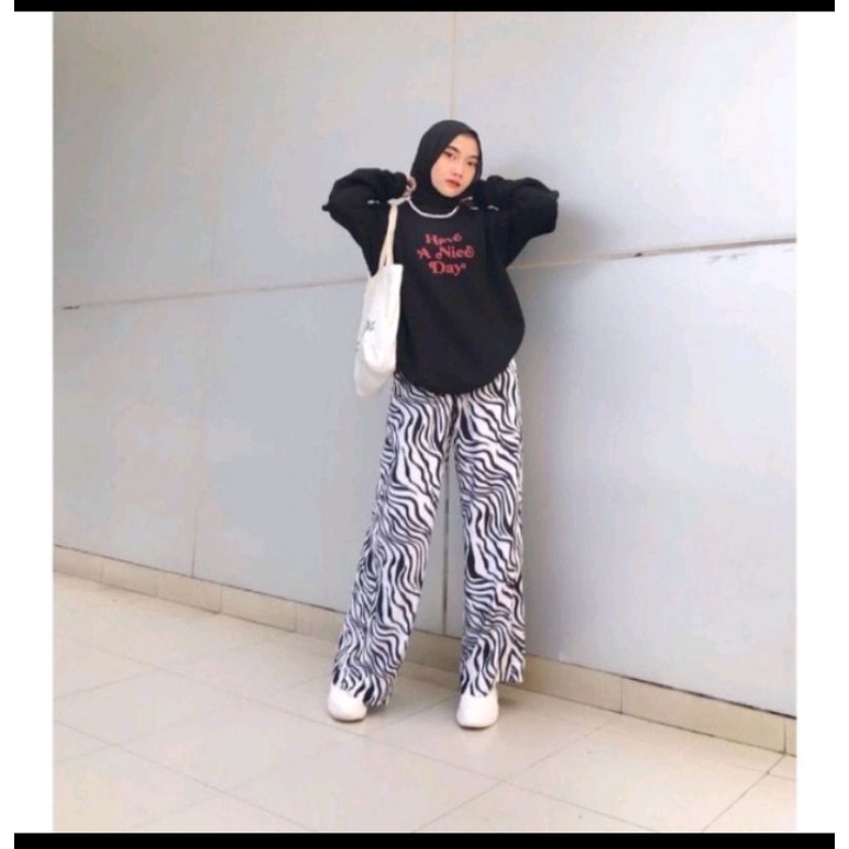 KULOT MOTIF ZEBRA RAYON PREMIUM