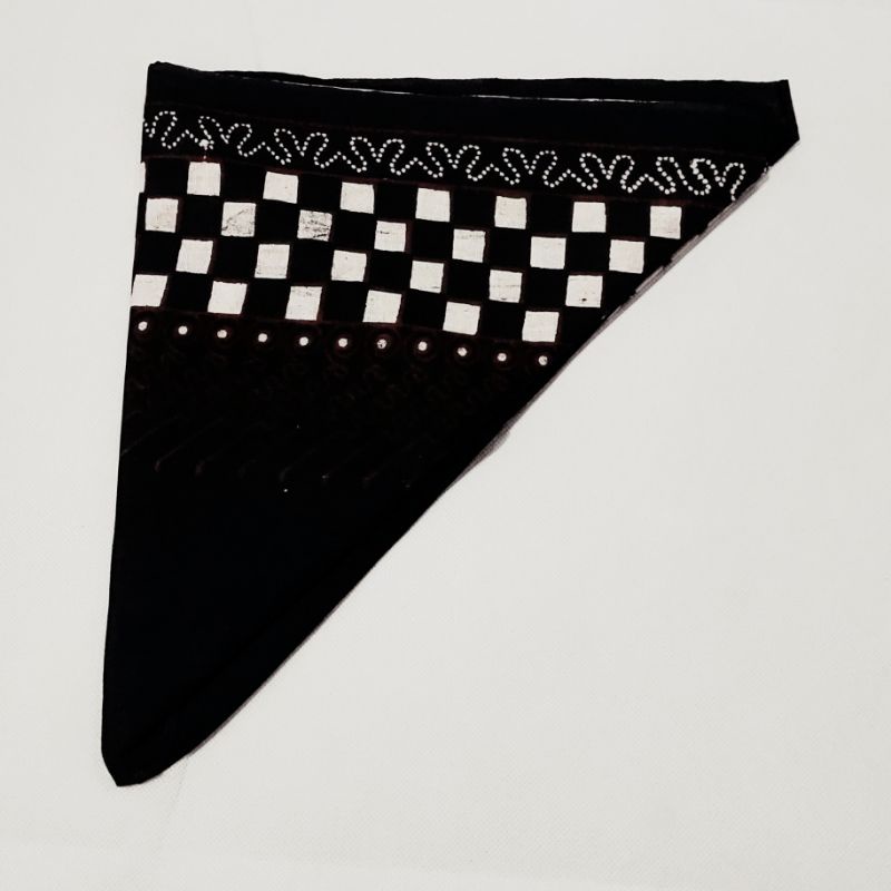 Udeng batik jawa segitiga/blangkon aegitiga/sleyer batik hitam/iket jaranan