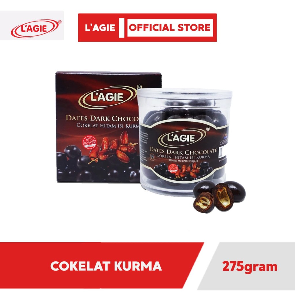 

Lagie Coklat Kurma Dates Dark Chocolate 275gr
