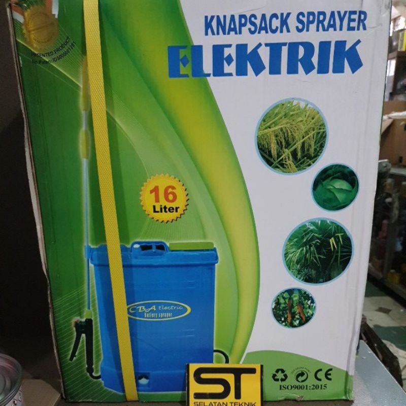 cba knapsack sprayer elektrik 16 liter