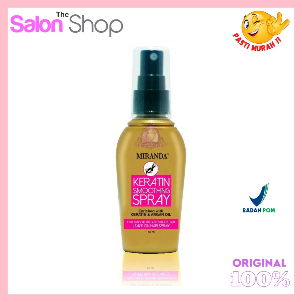 Jual Miranda Keratin Smoothing Spray 50ml Shopee Indonesia 