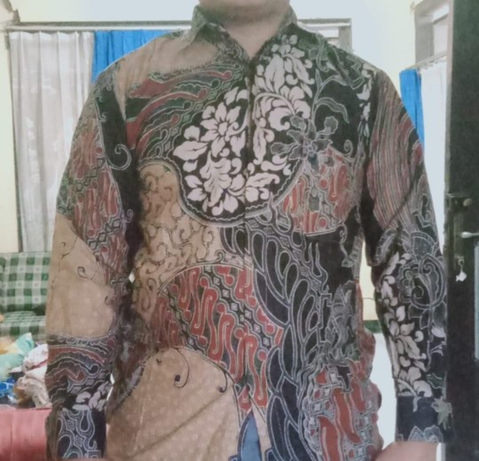 Kemeja Batik Pria Modern Lengan Panjang Casual Modis Reguler Trendy Masa Kini Ol 162