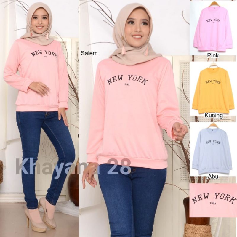 Atasan wanita # Kaos Lengan panjang wanita # Blouse Bordir