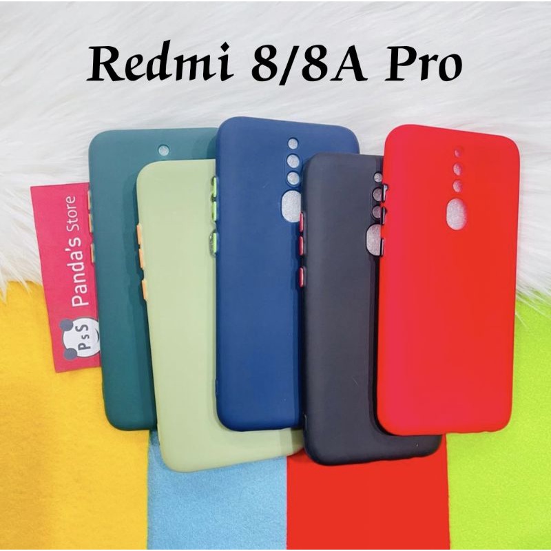 Case Redmi 8 , 8A Pro Babycase + Pelindung Kamera, Makaron Full Color (PsS)