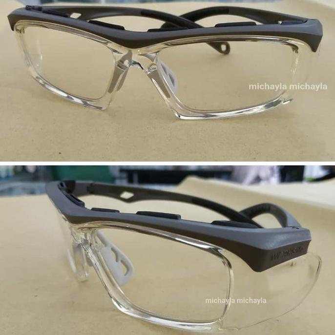 Kacamata Safety Minus Worksafe Steed Black