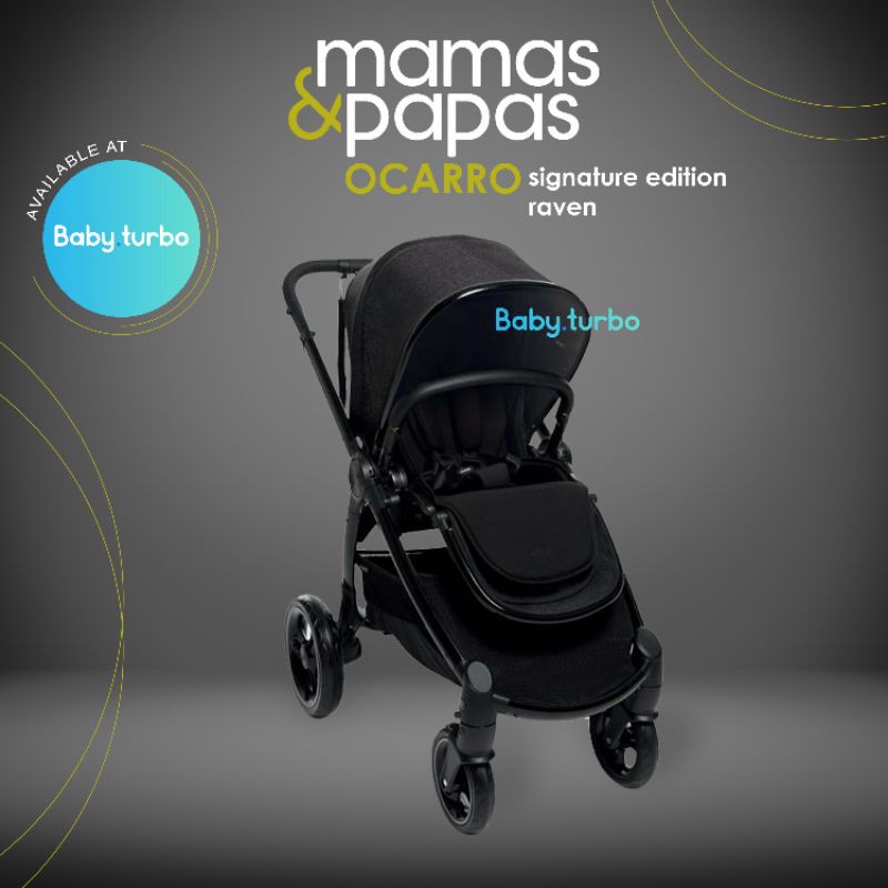 Baby Stroller Mamas Papas MamasPapas Mamas & Papas Ocarro Signature Edition Onyx Raven