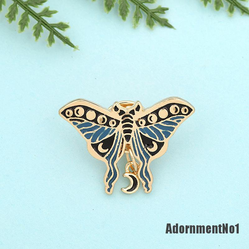 (Adornmentno1) Bros / Pin Desain Kupu-Kupu Enamel Untuk Aksesoris Pakaian