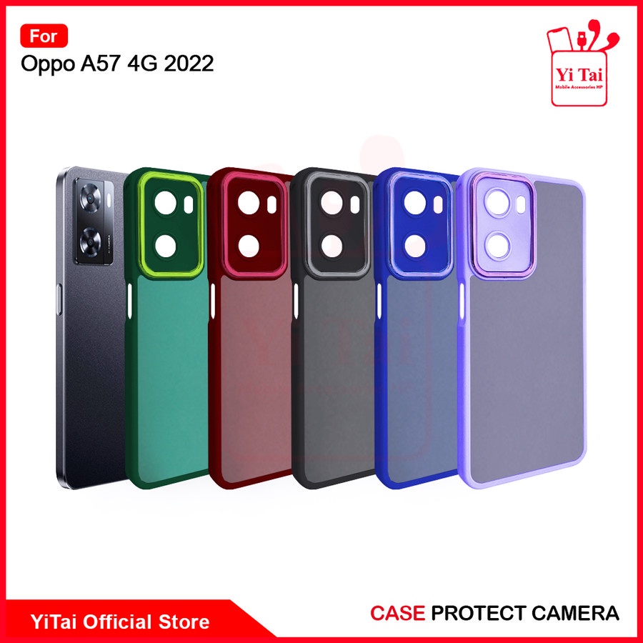 YC02 CASE YI TAI PROTECT KAMERA OPPO A57 4G 2022 A54 4G A74 4G OPPO A16 A95 4G - BDC