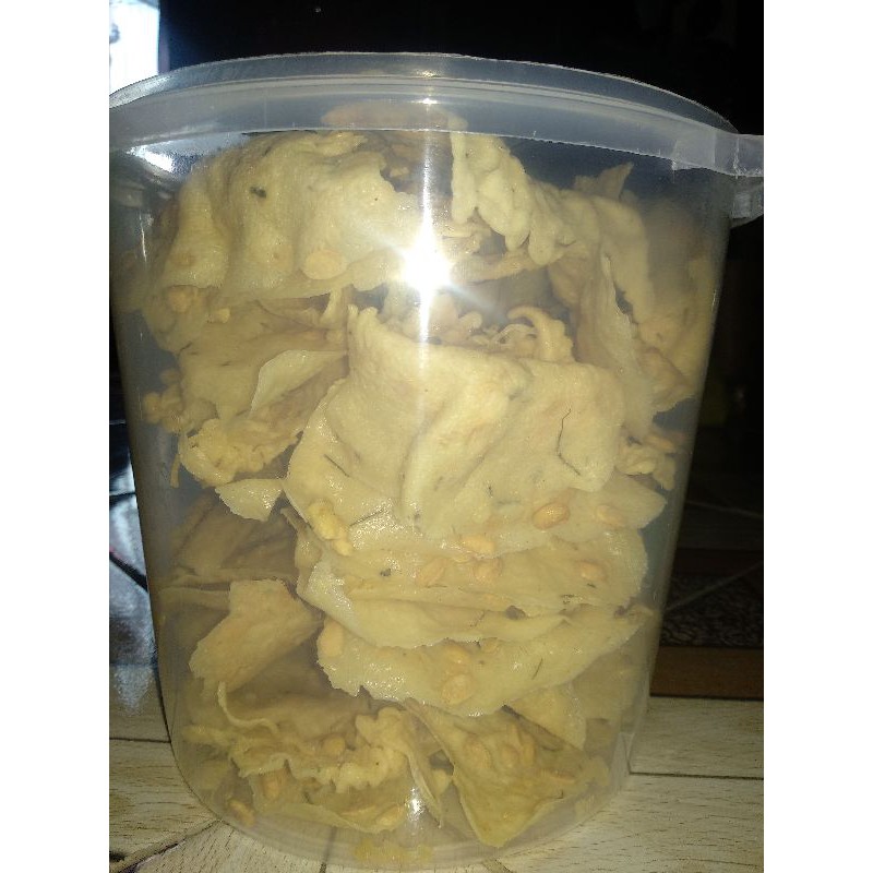 

Peyek Kacang Kedelai 500gr (Toples 5 Liter)