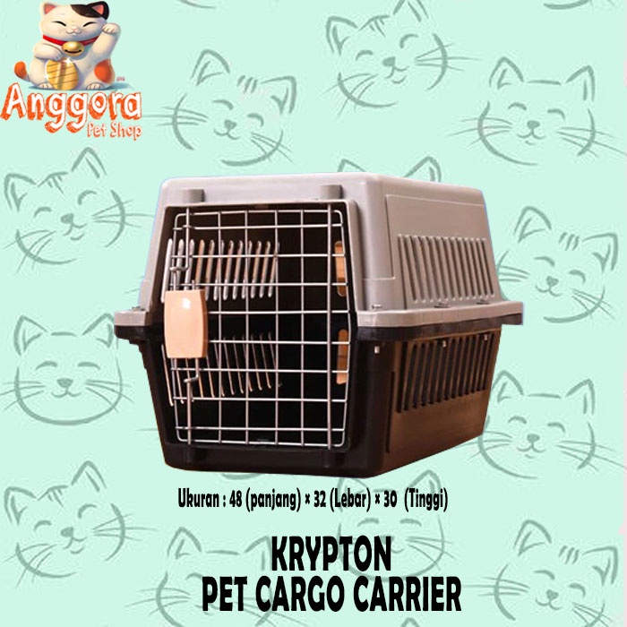 Pet Carrier / Pet Cargo Kucing Anjing dan hewan peliharaan ( GRAB GOJEK )