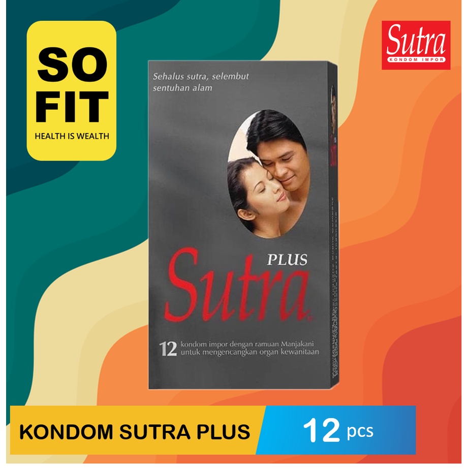 Kondom Sutra Plus Isi 12 Pcs / Kondom Import