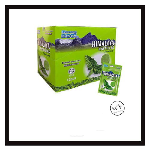 

Himalaya Pastilles Peppermint / Permen Himalaya / permen mentol 12pcs