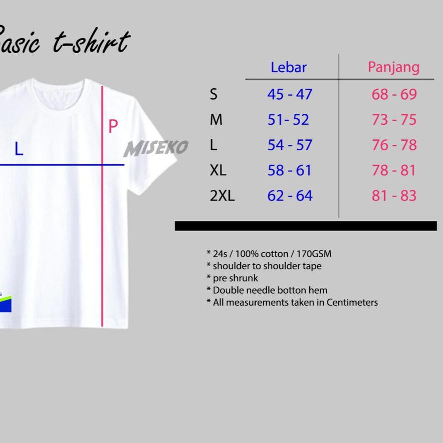 ➸ Kaos polos cotton combad 24s tanpa jahitan samping merk merchons ♪