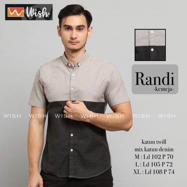 Randi Kemeja Katun Twill