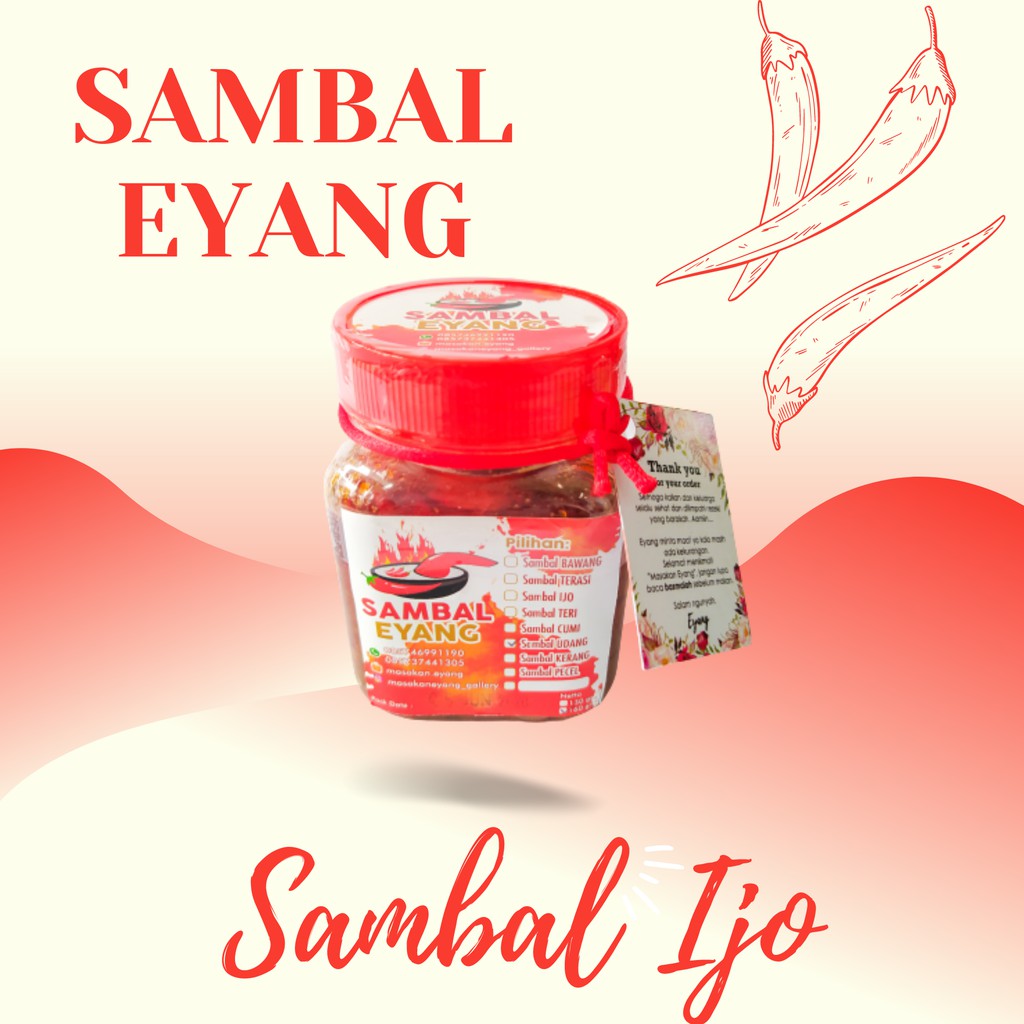 

Sambel Ijo Homemade By Sambel Eyang 160g