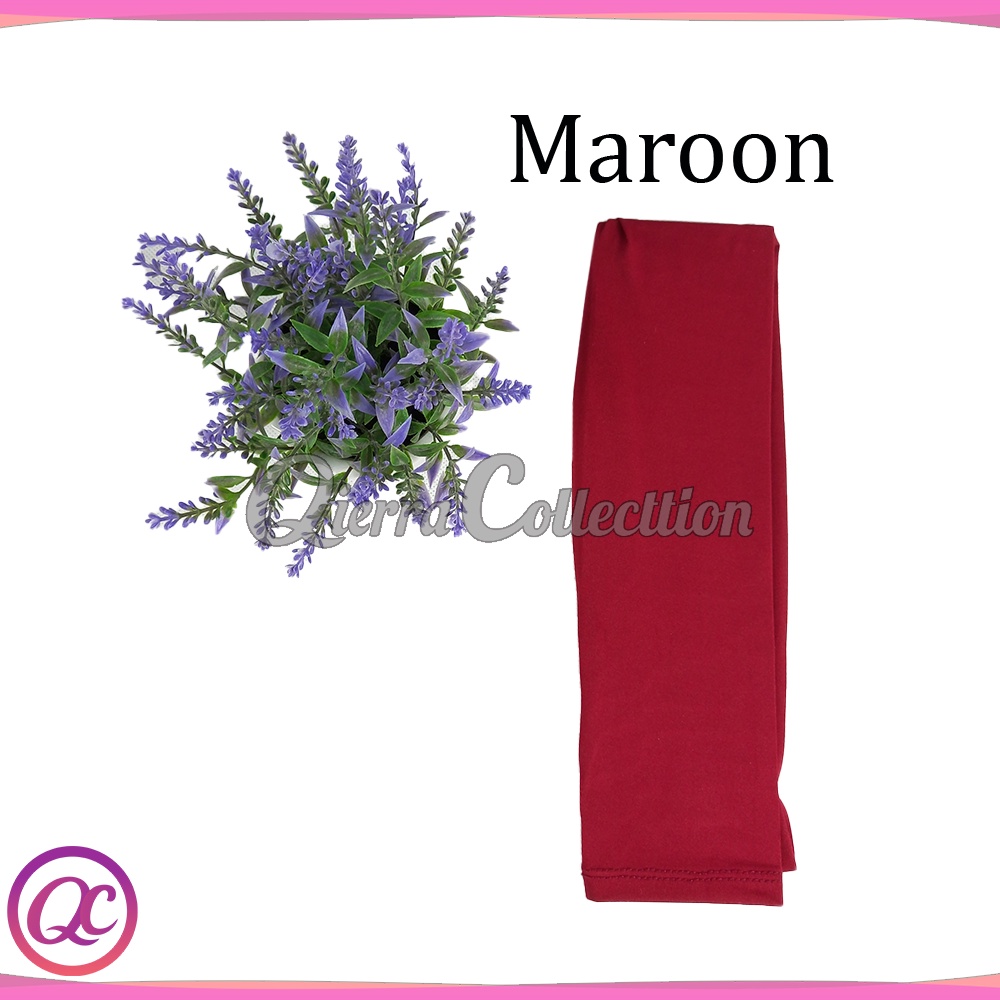 Manset tangan sambung/Bolero polos warna bahan spandek baloon all size dan jumbo-Maroon