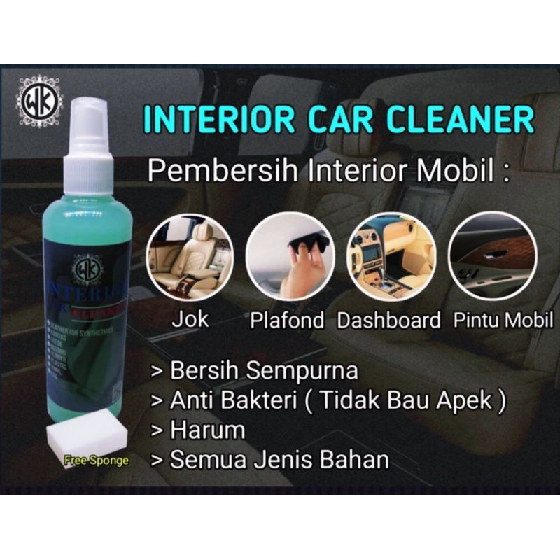 PEMBERSIH INTERIOR MOBIL / INTERIOR CLEANER / PEMBERSIH JOK PLAFON KULIT