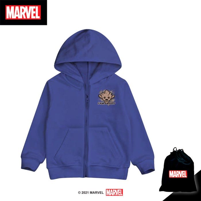 Marvel Kawaii Hoodie Zipper Kids / Jaket Anak MKW308