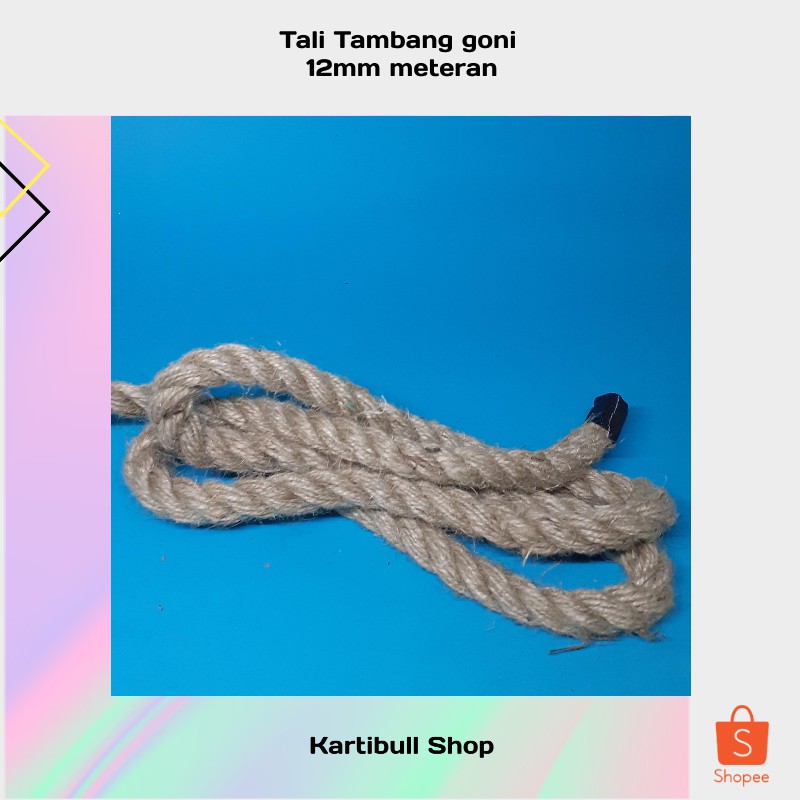 Tali Tambang Goni ukuran 12mm Meteran
