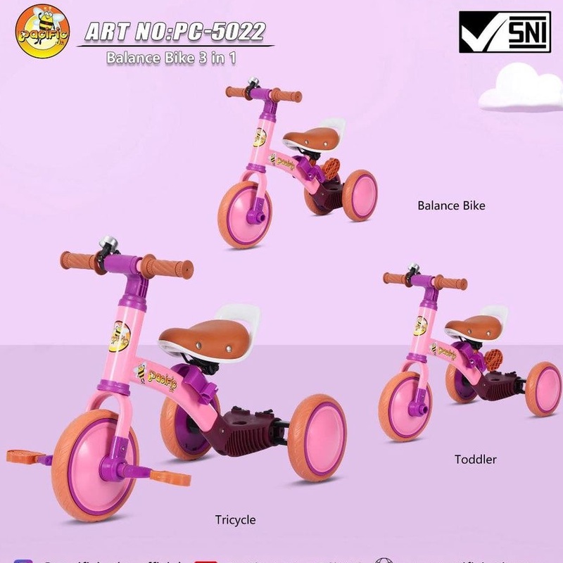 SEPEDA ANAK/BALANCE BIKE ET-5011/  ET-709 / PC-5022 PACIFIC