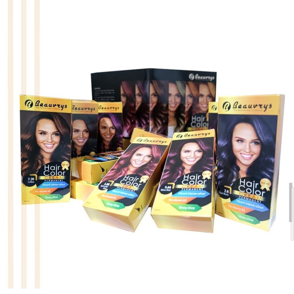 BEAUVRYS HAIR COLOR 60 ML X 2 @MJ