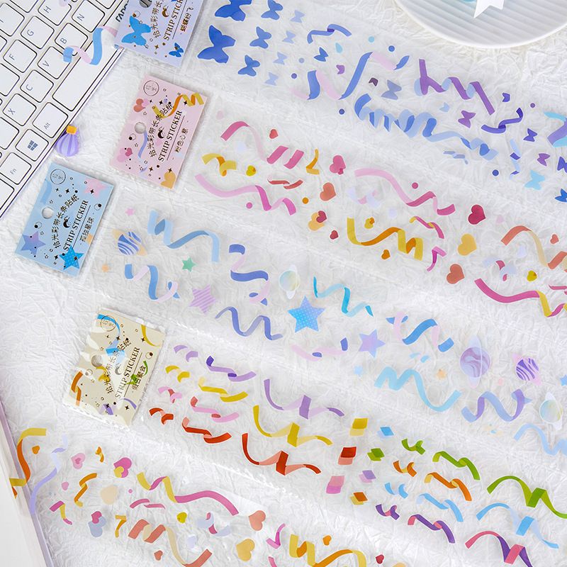 

Confetti Sticker Strip Ukuran Panjang