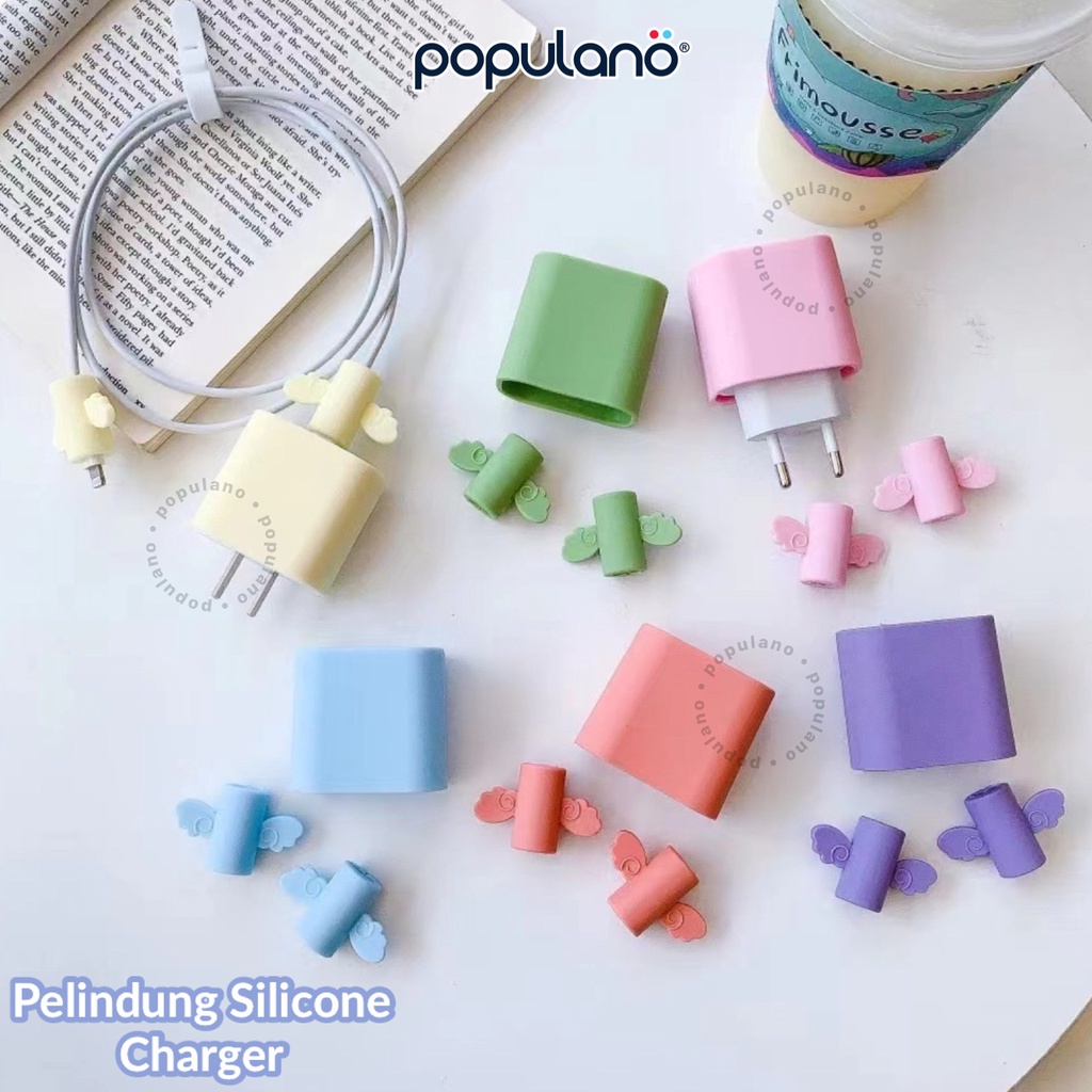 Pelindung Charger iPhone Cable Saver Silikon Pelindung Carger Silicone Kabel Casan Hp