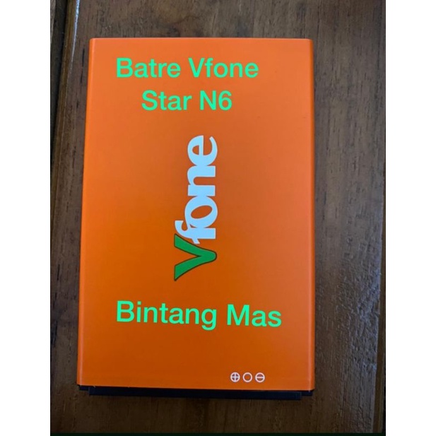 BATERAI VFONE STAR N6 ORIGINAL 100% BRAND VFONE