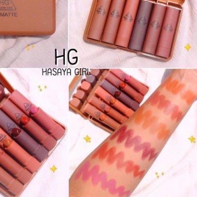 ❂ [PER 6PCS] HASAYA GIRL NUDE MINI LIP MATTE ❇