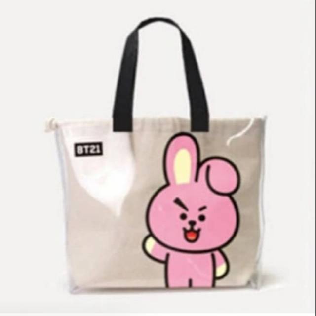 Tote Bag Official BT21 Line Friends Cooky