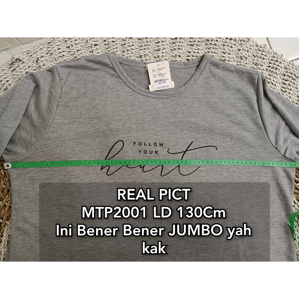 TUNIK JUMBO WANITA BIGSIZE PLUS SIZE LD 130 - 140