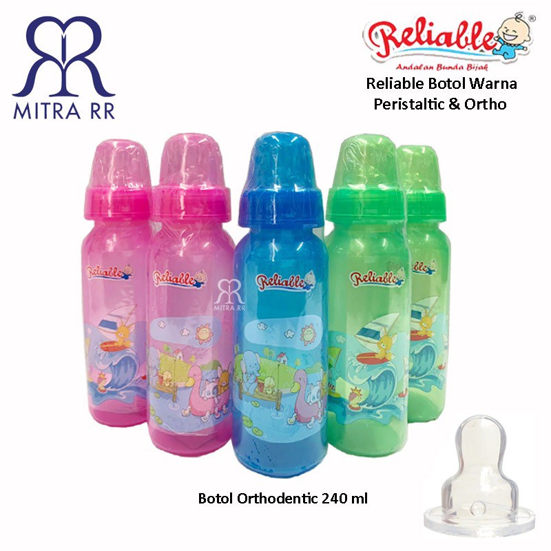 Reliable Botol Susu Warna Peristaltic Orthodentic 60ml