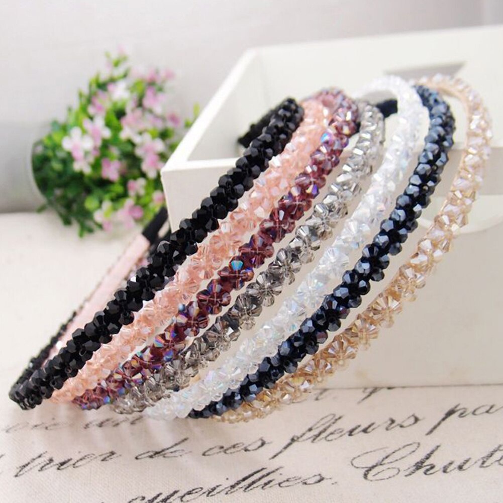 Bando Mutiara Kristal Mutiara Wanita Dewasa Rambut Korea Fashion Bandana Wanita Ikat Kepala Sederhana Gaya Lucu Headband / Korean Hair Band Head Pearl Pearls Cantik Bermotif