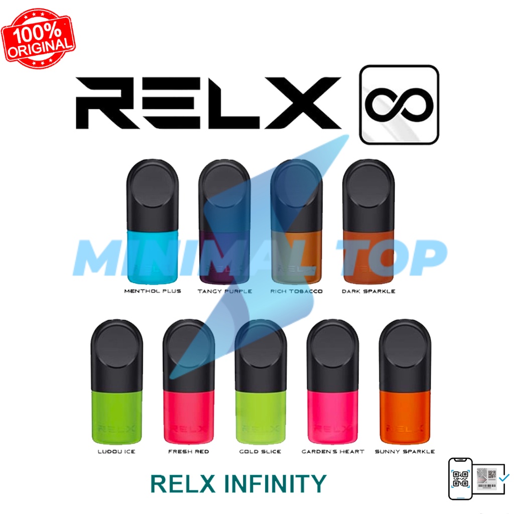 In stock Relx Infinity Pod - All Flavours 1 Pack Isi 1 untuk Infinity Essential