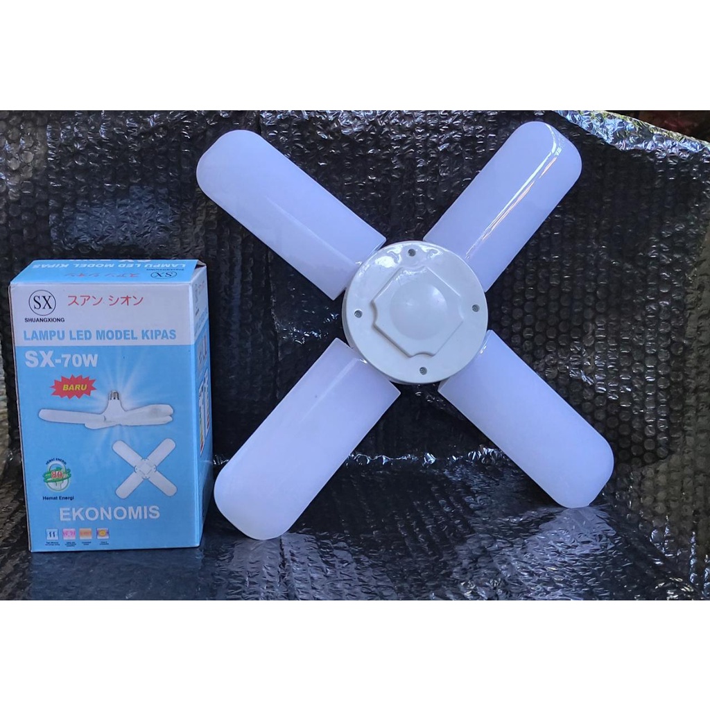 Lampu LED SX Model Kipas 4 Baling - Lampu LED - Lampu Kipas 70 Watt ShuangXiong