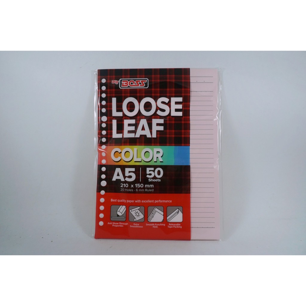 

Loose Leaf A5 Warna Bergaris