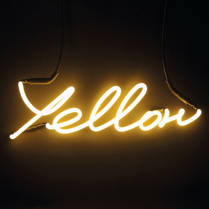 Lampu LED Neon Flex Flexible Sign Strip Waterproof IP65 Lights Silicone Tube Yellow Kuning