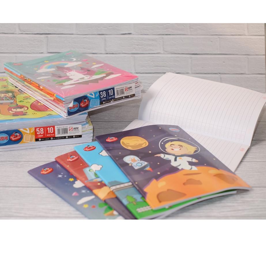

5 Piece Buku Tulis 38 dan 58 lembar !