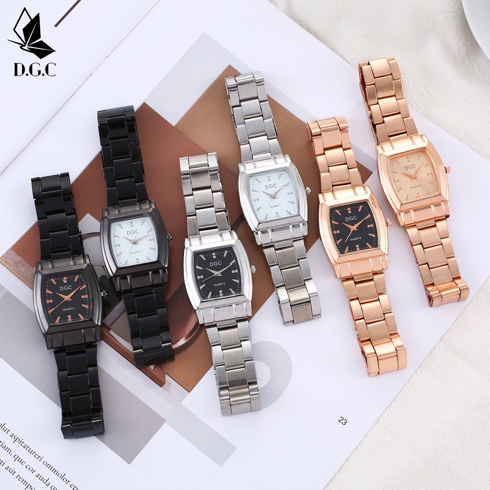 DGC Jam Tangan Couple Kuarsa baja menonton pria dan wanita menonton murah watch C84