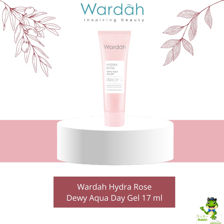 ❣️Rakkistore99❣️  Wardah Hydra Rose Dewy Aqua Day Gel 17ml (100% Original)