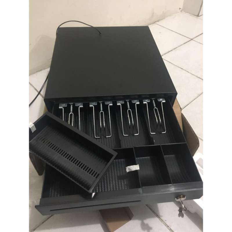 CASH DRAWER EPPOS 37x33 CM LACI UANG RJ11 TO PRINTER THERMAL MESIN KASIR - KOTAK UANG - LACI KASIR