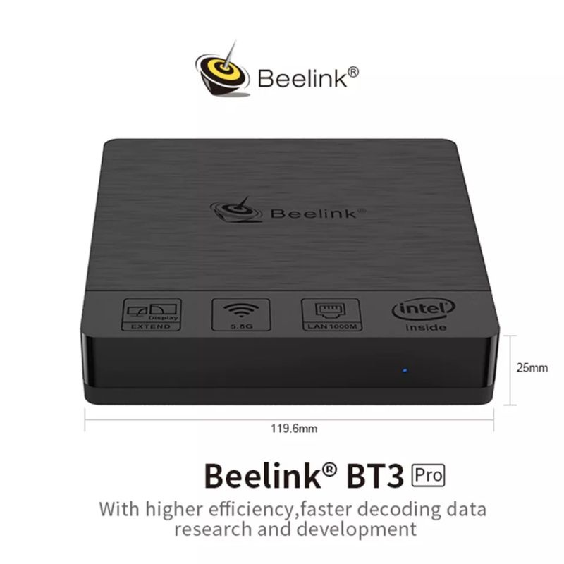 Mini PC Beelink BT3 Pro II 2022 Version 4/64GB HDMI VGA Windows 10 Pro