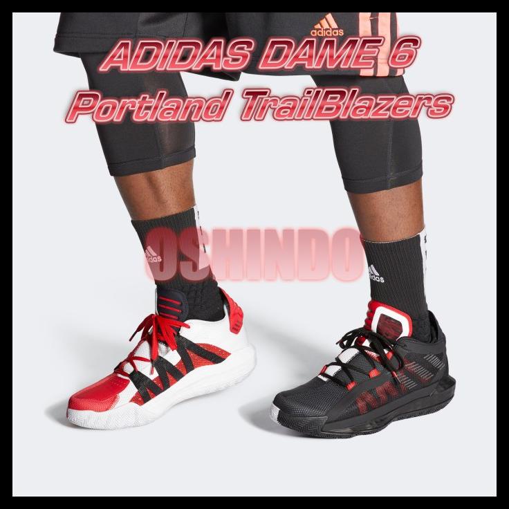 Sepatu Basket Adidas Damian Lillard Dame 6 Portland Trailblazers Asli
