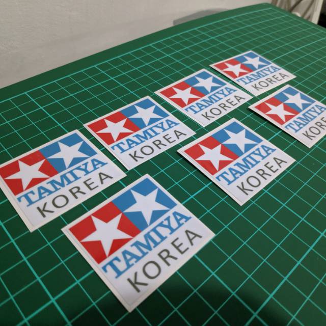 Sticker Logo Tamiya Korea Mini 4wd
