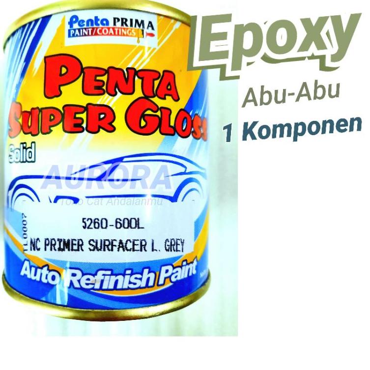 Jual Best Seller Epoxy Abuabu Penta Super Gloss Primer Surfacer Grey Abu Abu Dasaran Cat Dasar