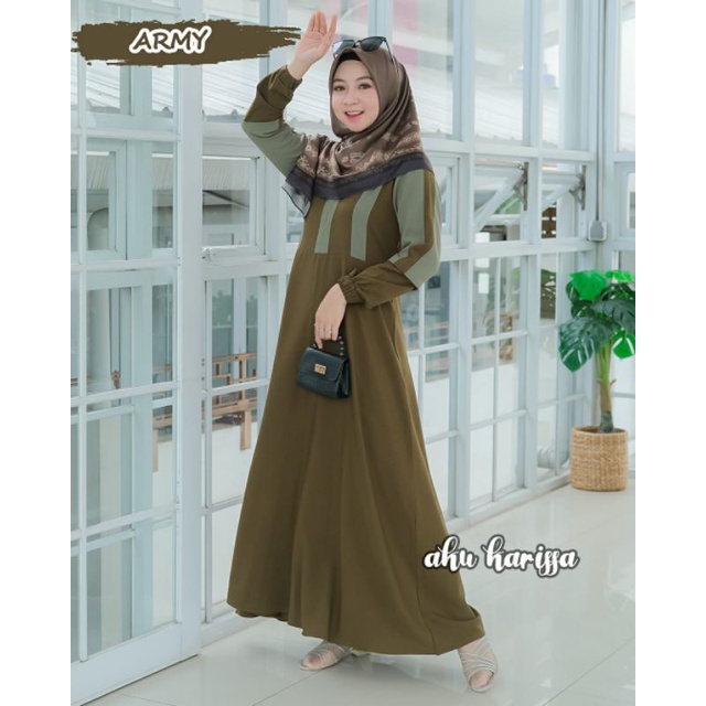 GAMIS MURAH Terbaru Gamis Ity Crepe Premium Syahira Dress Ori by Aku Karissa