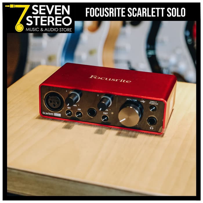 Soundcard Focusrite Scarlett Solo 3rd Generation